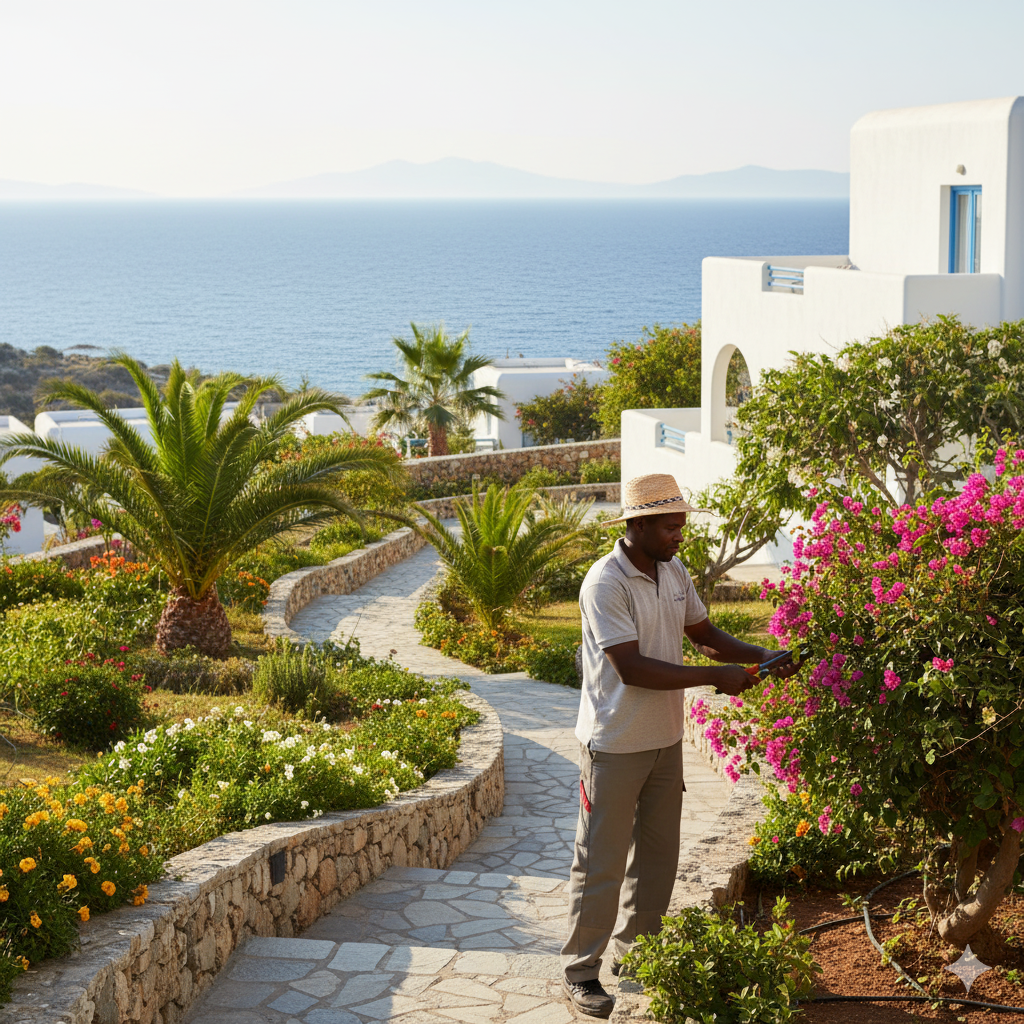 Resort groundskeeper